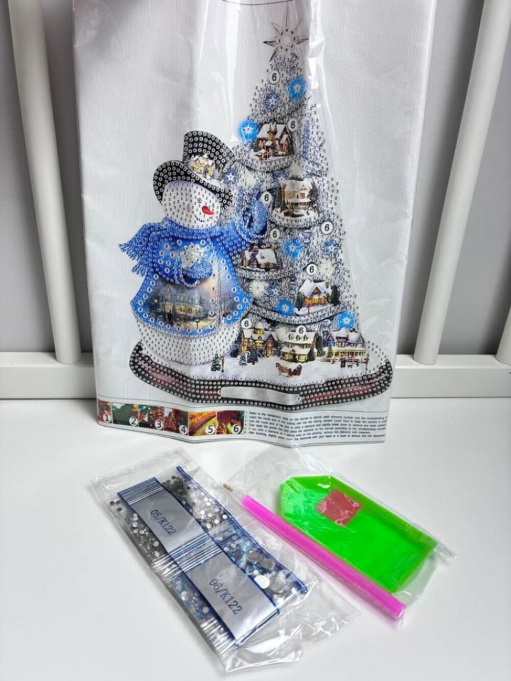 Christmas Diamond Painting Kits Special Shaped Rhinestones Winter 5D Diamond Dot